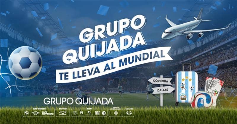Grupo Quijada te lleva al Mundial - Sorteo, promoción en Instagram
